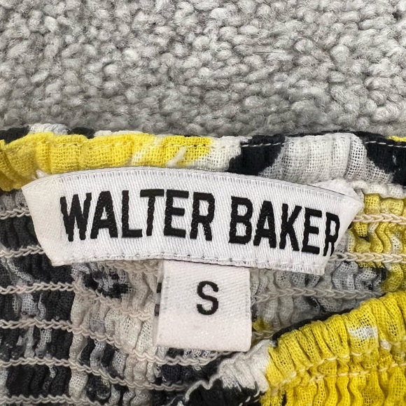 Walter Baker Smocked Crop Top 100% Cotton Women’s Sz S NWOT - Picture 3 of 8